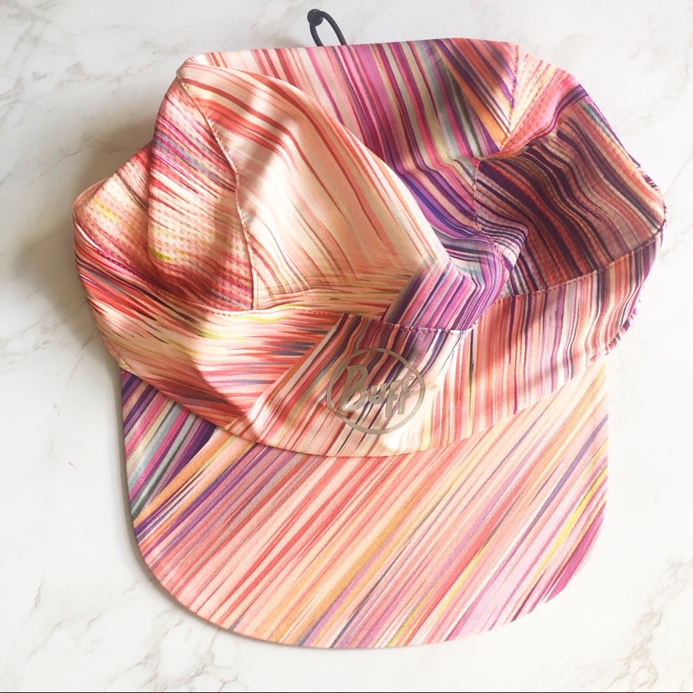 New Buff Foldable Running Cap Hat Adjustable - image 2